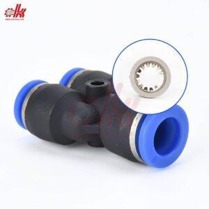 Đầu Nối Khí Nén Ba Ngã PYW Phi 4 6 8 10 12 9 Đầu Nối Khí Nén Ba Ngã PYW