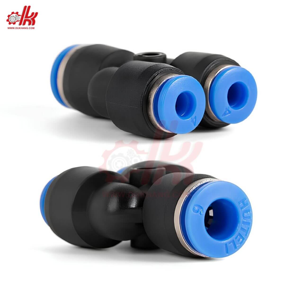 Đầu Nối Khí Nén Ba Ngã PYW Phi 4 6 8 10 12 16 Đầu Nối Khí Nén Ba Ngã PYW