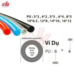 Ống Hơi Hàn Quốc PU YONGSHAN