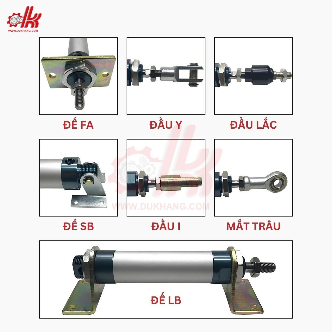Xi lanh khí nén tròn MAL16 MAL20 MAL25 MAL32 MAL40 17 Xi lanh khí nén tròn MAL
