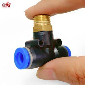 Đầu Nối Chữ T Ren Ngoài Giữa PB M5 1/8 1/4 3/8 1/2