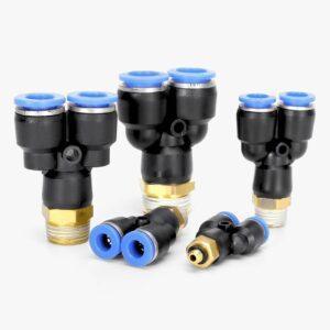 Đầu Nối Chữ Y Ren Ngoài PX M5 1/8 1/4 3/8 1/2