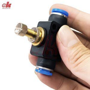 Van Tiết Lưu Hai Đầu Ống Khí Nén SA