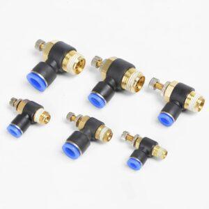 Van Tiết Lưu Khí Nén SL M5 1/8 1/4 3/8 1/2