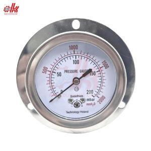 Đồng Hồ Áp Suất Mbar Chân Sau HOLLAND Y63