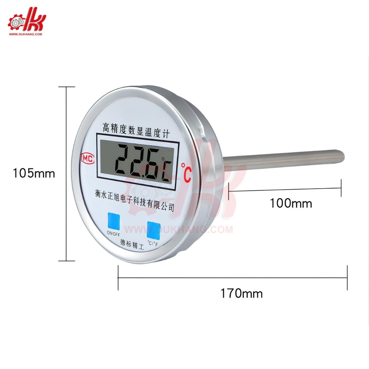 đồng hồ đo nhiệt độ điện tử
