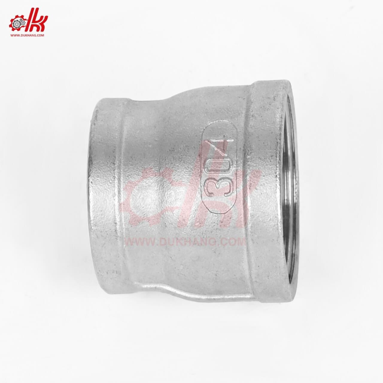 Bầu Giảm Ren Inox - Măng Song Inox 10 Bầu Giảm Ren Inox