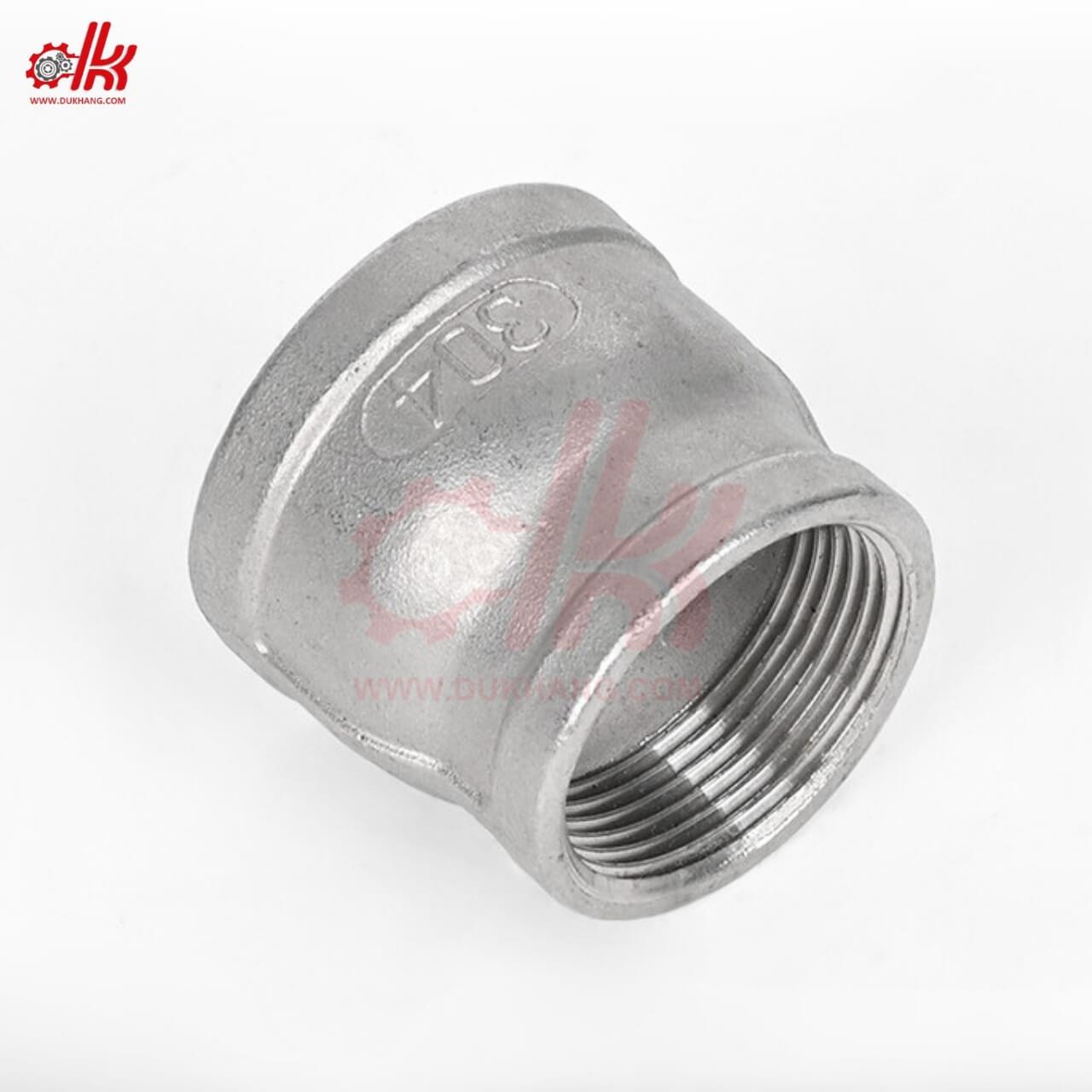 Bầu Giảm Ren Inox - Măng Song Inox 12 Bầu Giảm Ren Inox