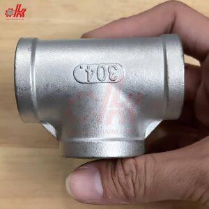 Tê Ren Trong Inox - Ngã Ba Ren Trong Inox