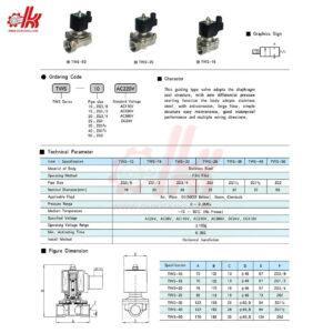 Van Điện Từ Inox Coil Đúc STNC TWS