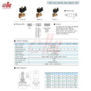 Van Điện Từ Thường Mở STNC UWK