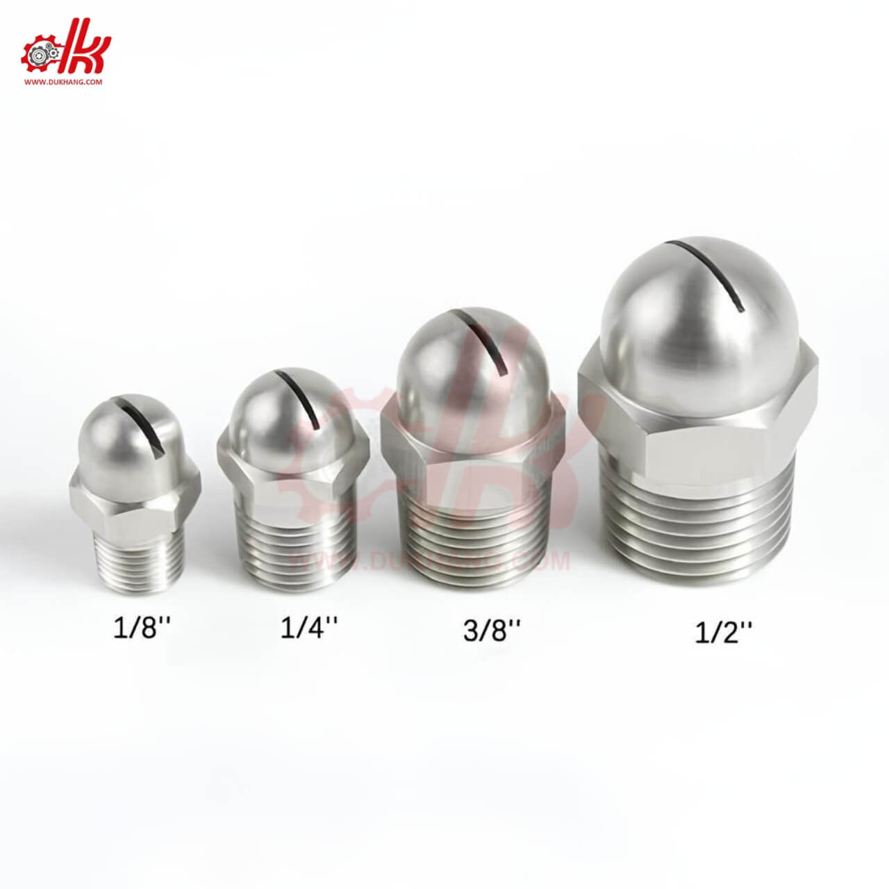 Béc Inox Cánh Quạt Đầu Tròn Ren 13mm 13 Béc Inox Cánh Quạt Đầu Tròn