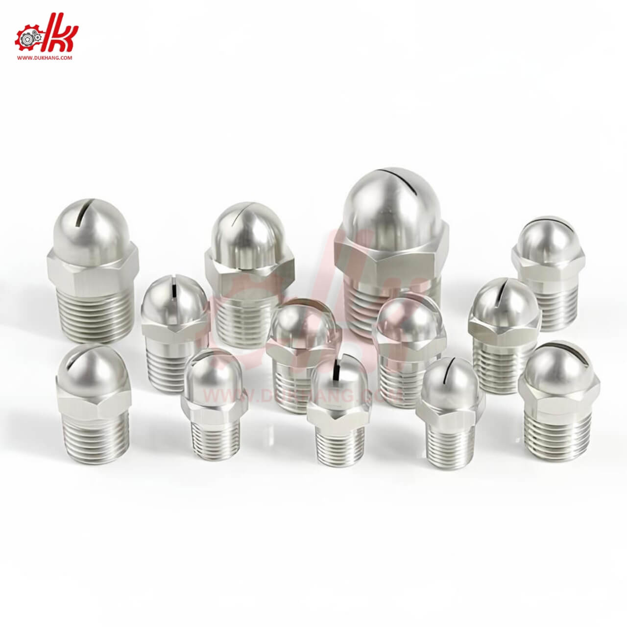 Béc Inox Cánh Quạt Đầu Tròn Ren 13mm 15 Béc Inox Cánh Quạt Đầu Tròn