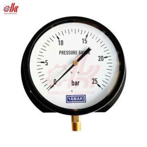 Đồng Hồ Áp Suất Chân Đứng YAMAKI Vỏ Thép Đen Y100 Y150 Y200