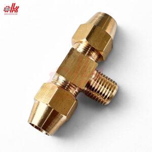 Tê Giữa Ren Ngoài 2 Đầu Hạt Bắp Thau