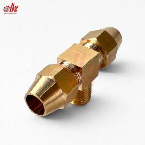 Tê Giữa Ren Ngoài 2 Đầu Hạt Bắp Thau