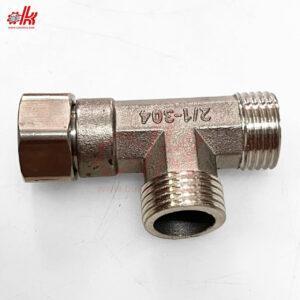 Tê Xéo Inox Ren 21