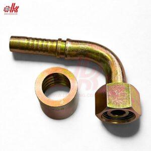 Cốt Cong 90 Độ Đầu Bấm Thuỷ Lực Ren Đức