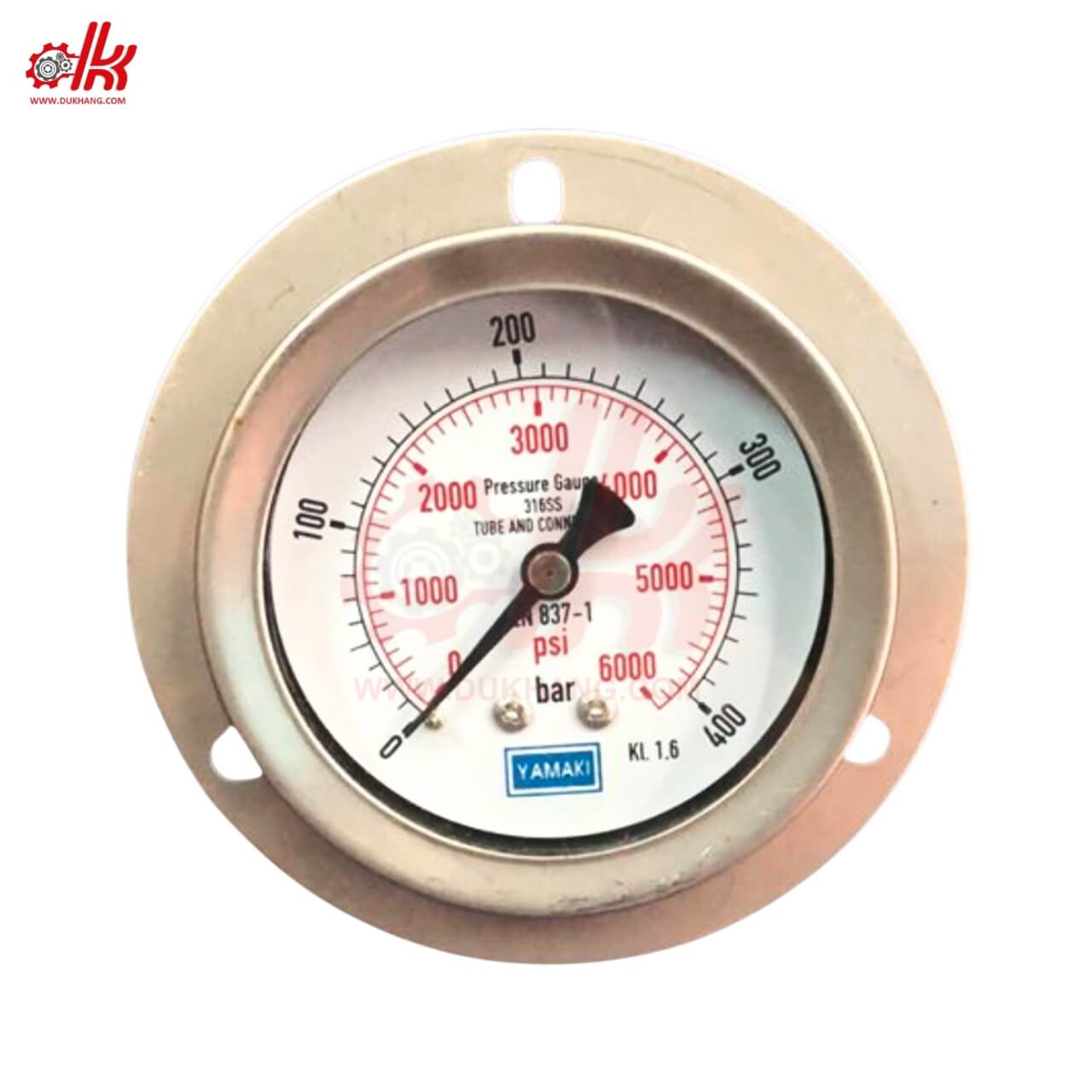 Đồng Hồ Áp Suất Chân Đứng YAMAKI