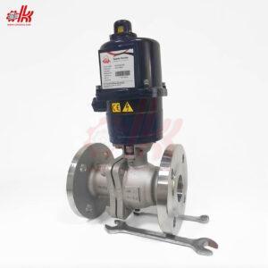 Van Bi Điện Inox Mặt Bích SUNYEH JIS10K