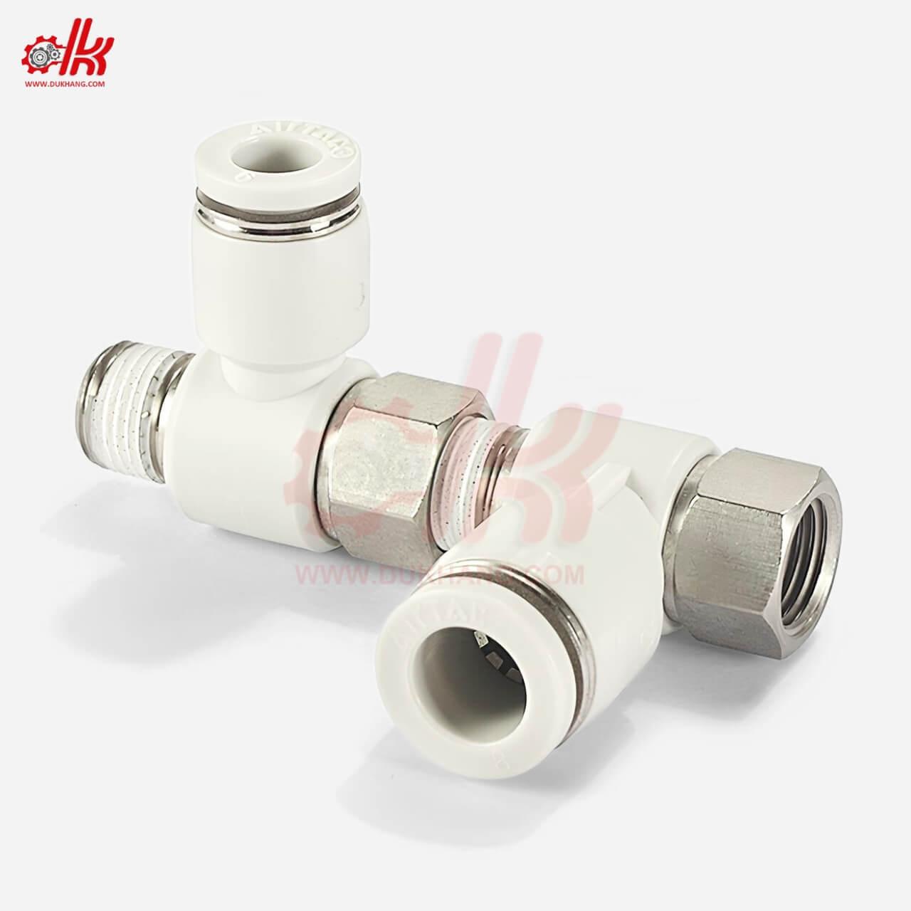 Co Nối Hơi Khí Nén AIRTAC PHF4 PHF6 PHF8 PHF10 PHF12 6 Co Nối Hơi Khí Nén AIRTAC PHF