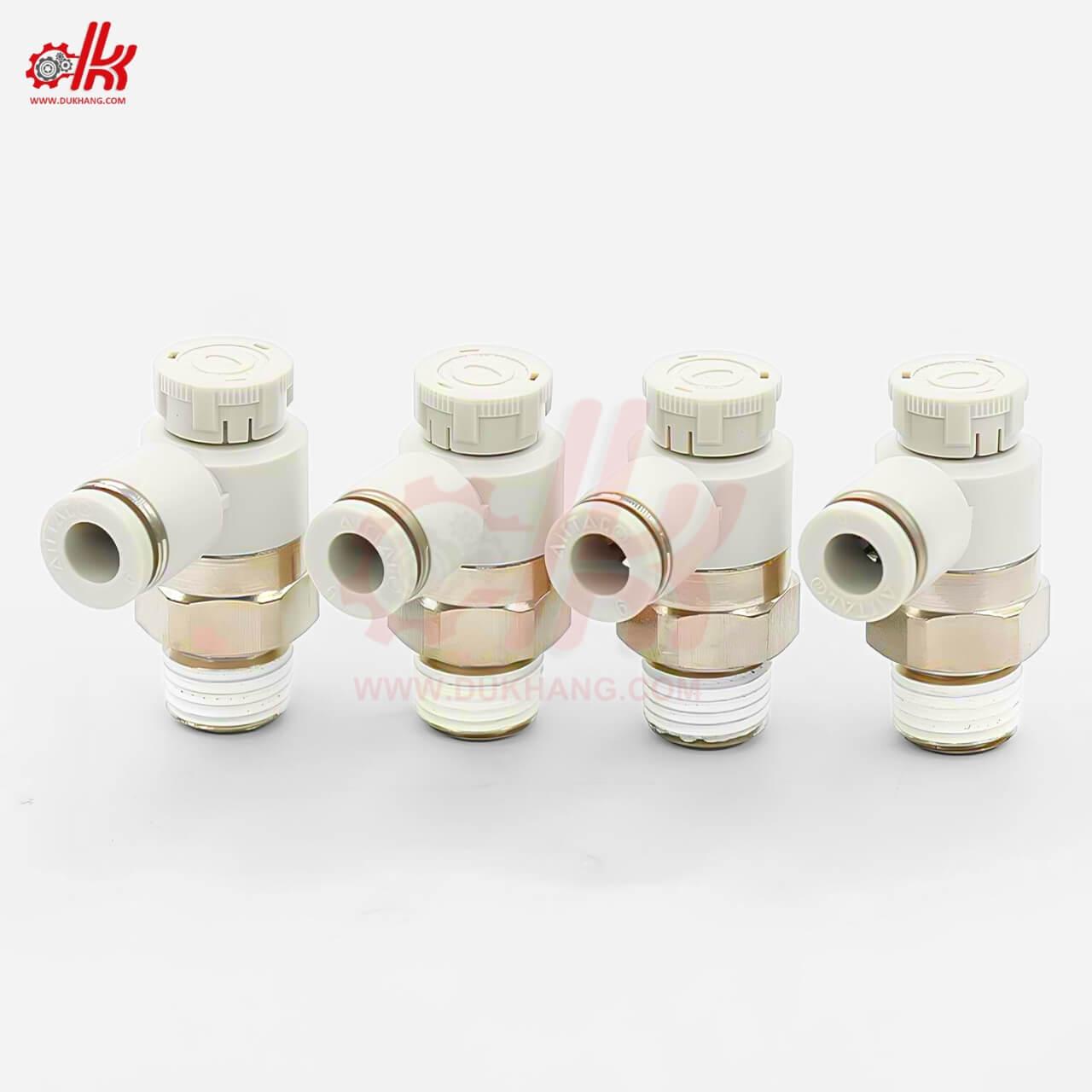 Van Tiết Lưu Khí Nén AIRTAC PTL4 PTL6 PTL8 PTL10 PTL12 18 Van Tiết Lưu Khí Nén AIRTAC PTL