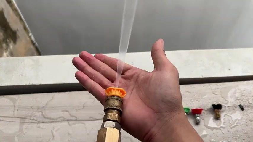 Các loại đầu béc rửa xe 5 màu, béc phun áp lực cao