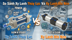 So Sánh Xy Lanh Thủy Lực Và Xy Lanh Khí Nén Phân Tích Chuyên Sâu & Lựa Chọn Tối Ưu 2026
