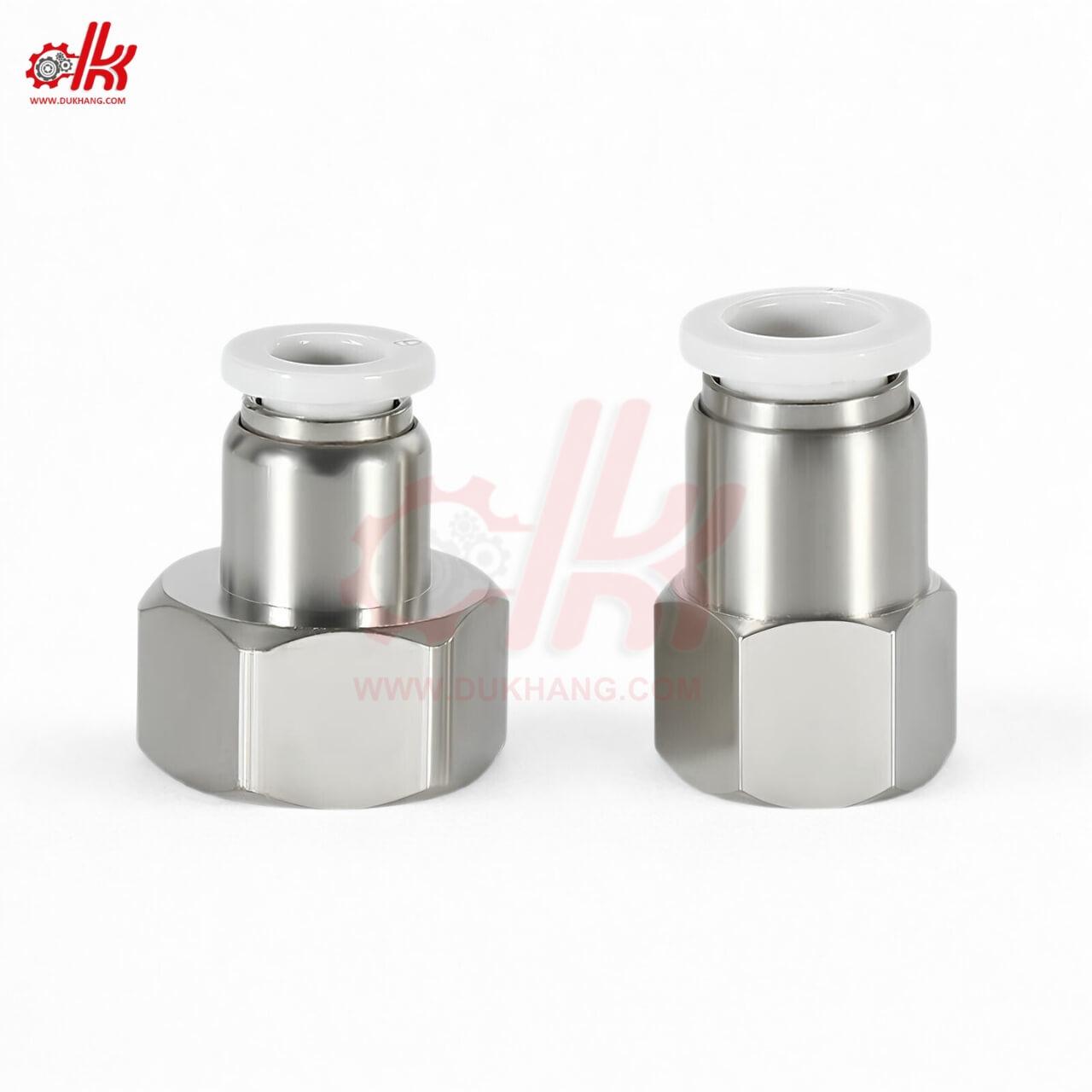 Đầu Nối Khí Nén XPCF (XCPC) Φ4 Φ6 Φ8 Φ10 Φ12 Φ16 14 Đầu Nối Khí Nén XPCF (XCPC)