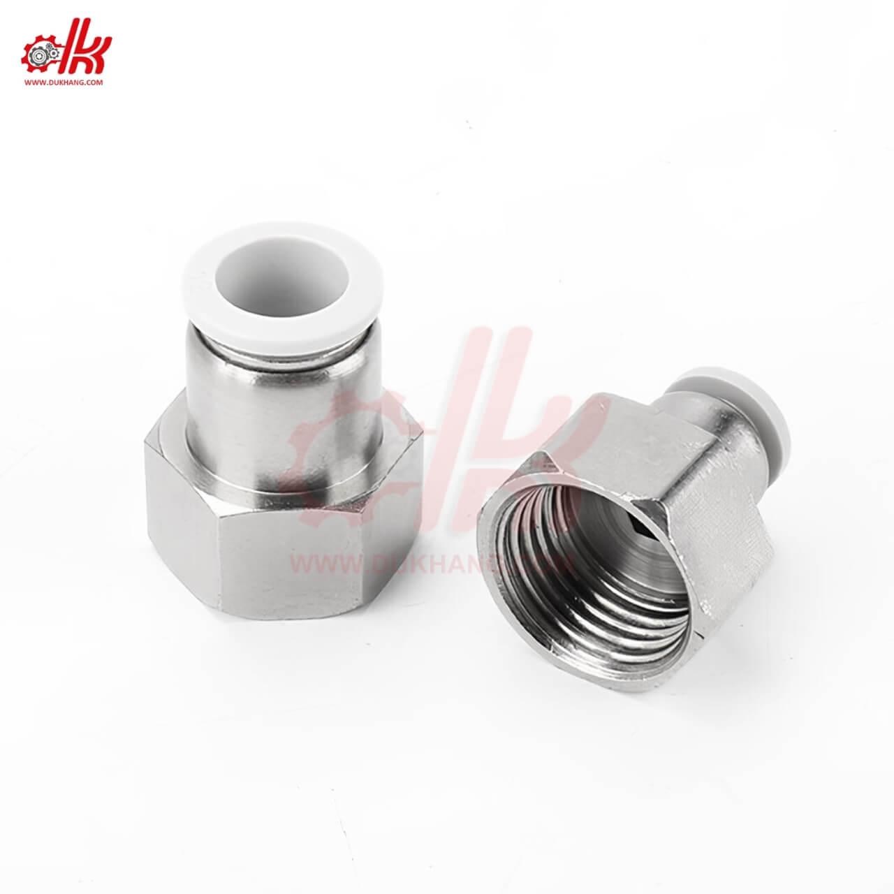 Đầu Nối Khí Nén XPCF (XCPC) Φ4 Φ6 Φ8 Φ10 Φ12 Φ16 15 Cấu tạo XPCF