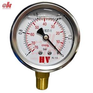 Đồng Hồ Áp Suất Dầu HV Chân Thau