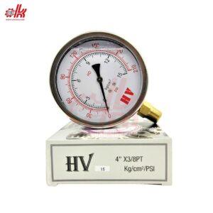 Đồng Hồ Áp Suất Dầu HV Chân Thau
