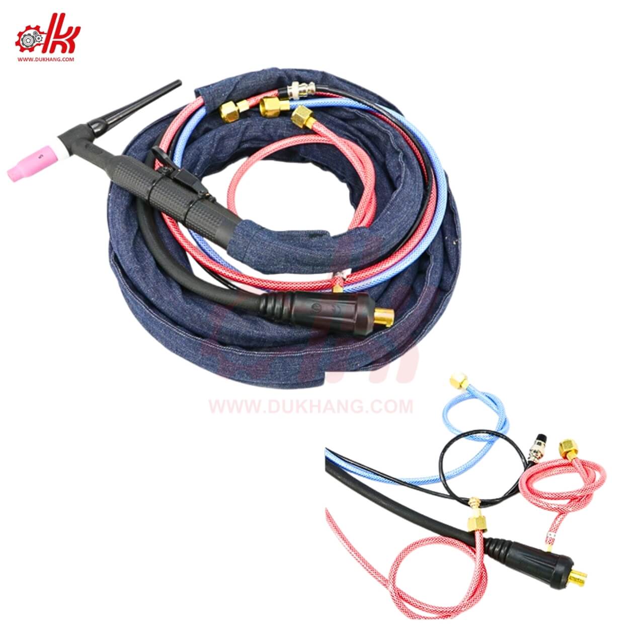 Đuốc Hàn Tig WP18 Nước - WP26 Hơi 350A 5 Đuốc Hàn Tig WP18 Nước - WP26 Hơi 350A